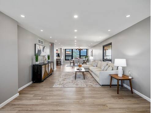 Great room with sectional