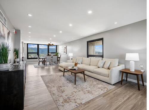Living room from kitchen