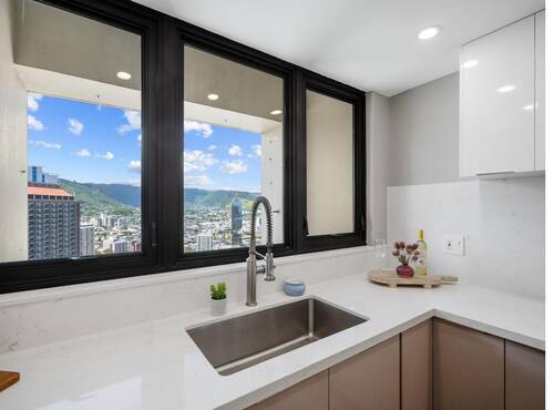 Kitchen sink and faucet